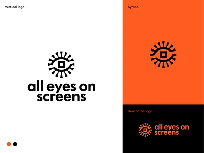 all eyes on screens logo design advertising ai analytics austria branding bulgaria croatia data germany logo logodesign logodesigner optimization planning platform serbia startup symbol tech tech company