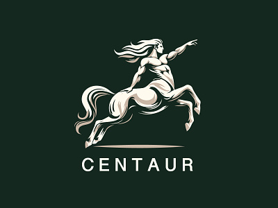 Centaur Logo arrow branding bussines centaur elegant graphic design horseman human humans logo modern soldier strength strong typography ui ux vector warrior