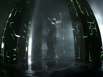 Le mystérieux statut 3d animation branding graphic design motion graphics ui