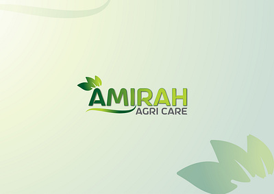 Amirah Agri Care Logo adobe illustrator agriculture logo branding logo design logo type minimal logo modern logo typography vintage logo