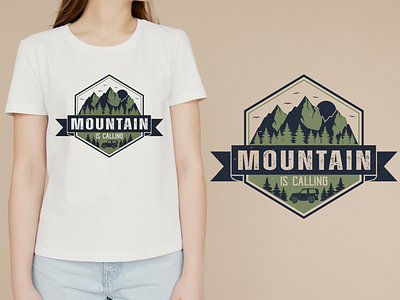 OUTDOOR MOUNTAIN ADVENTURE HIKING T-SHIRT DESIGN adventure apparel camping campingtshirt clothing fashion graphic design hiking hikingtshirt illustration landscape mountain mountains mountaintshirt nature outdoor outdoortshirt travel vacation vintage