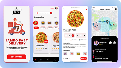 FOOD DELIVERY APP UI DESIGN app food delivery ui ux