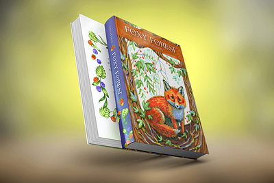 Foxy forest. Book illustrations. book book cover book illustration children book design graphic design illustration illustrator marker illustration watercolor watercolor illustration