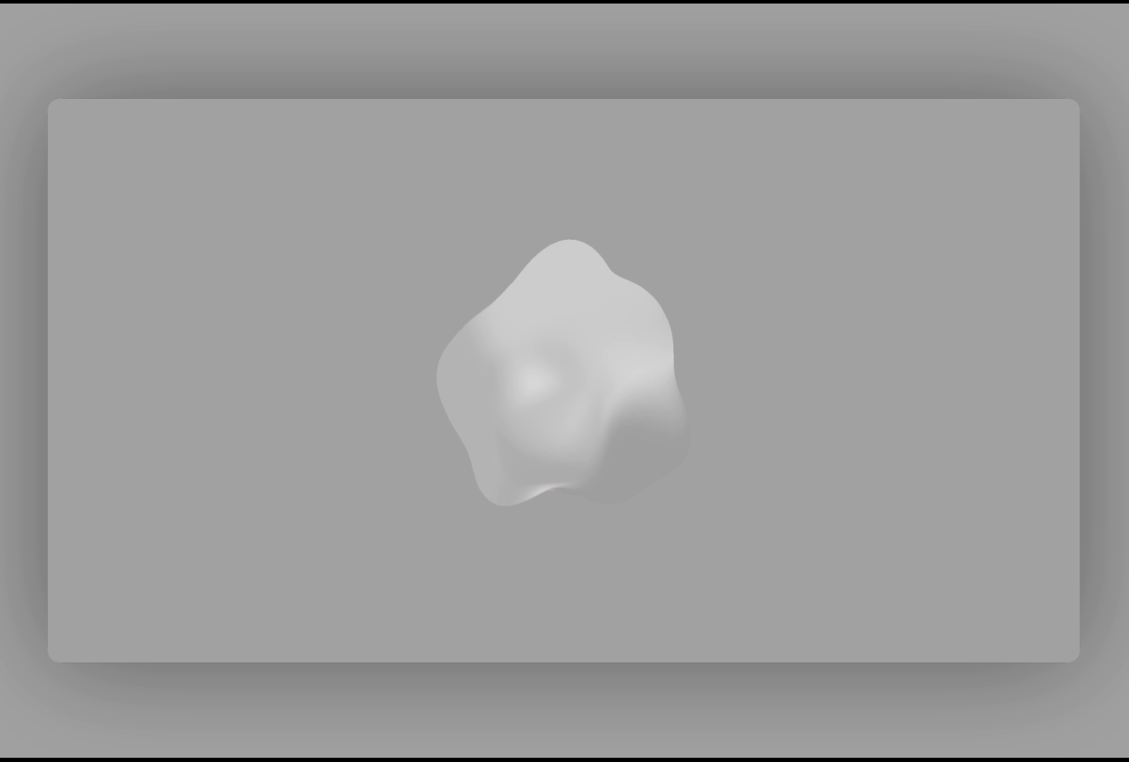 3D blob animation using spline by Chahat Soni on Dribbble