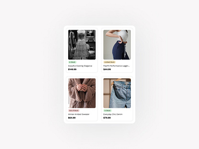 Daily UI Challenge | Currently In-Stock auto layout currently in stock daily ui daily ui 96 daily ui challenge design figma figma auto layout ui ui design