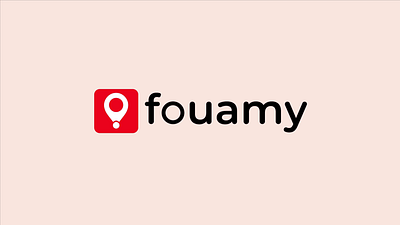 Fouamy | Logo Animation 2d animation animated logo food delivery food delivery app gif kynetic typography logo animation logo intro logo motion logo reveal motion design motion designer motion graphics