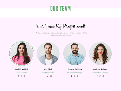 Our Team UI/UX Design 3d adobe xd branding design figma graphic design illustration logo minimal our team our team our team landing page our team website design simple our team team team member ui ui ux design ux website website design