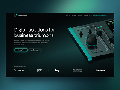 Peppermint digital agency website 3d animation creative defi designinspiration designstudio graphic design illustration interface motion graphics motiondesign ui uidesign webdesign webdevelopment