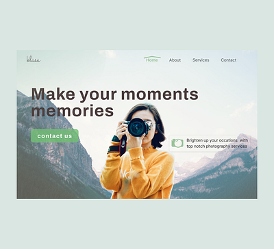 Klasa Website Homepage branding ui