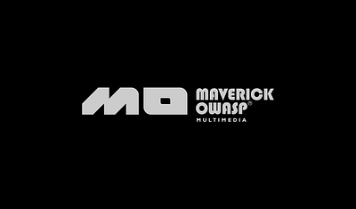MAVERICK OWASP branding brandmark creative lettermark logo m logo media minimal multimedia o logo videography