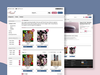 Trend galiere E-commerce for Makeup e commerce figma makeup ui uiux web design