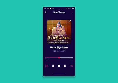 Challenge #009 - Music Player graphic design ui