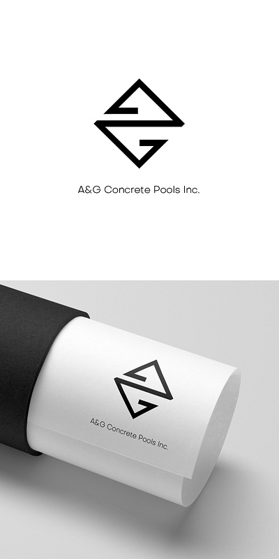 LOGO- AG branding design graphic design icon illustration logo monogram typography vector wordmark