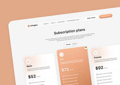 Pricing Page Plan pricing page product design ui design ui ux design ux design