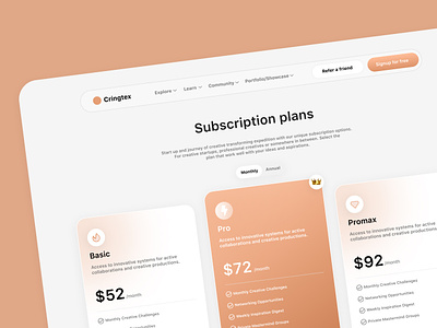 Pricing Page Plan pricing page product design ui design ui ux design ux design