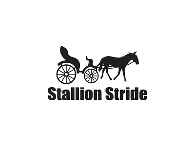Stallion Stride logo branding car logo design graphic design hores logo illustration logo vector