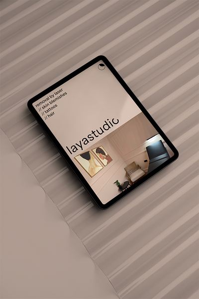 layastudio brand aframe beautydesign branding documentdesign graphic design laserstudio logo