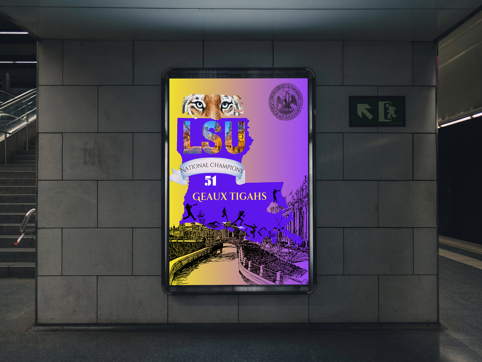 Tiger Pride LSU Sports Legacy by Carissa Keen on Dribbble