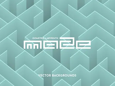 Isometric Labyrinth Backgrounds 3d 3d vector abstract background complex creative game illustration infinity isometric labyrinth maze minimalist modern pattern puzzle texture vector wallpaper way