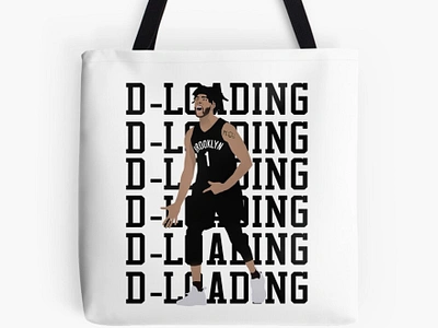 D'Angelo Russell | D Loading | Nets art illustration nba print sport vector