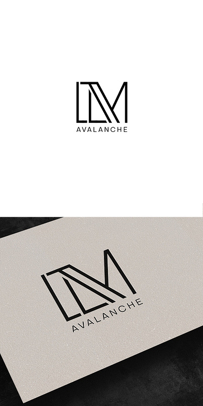 LOGO - LLM branding design graphic design icon illustration llm lm logo monogram typography vector wormark
