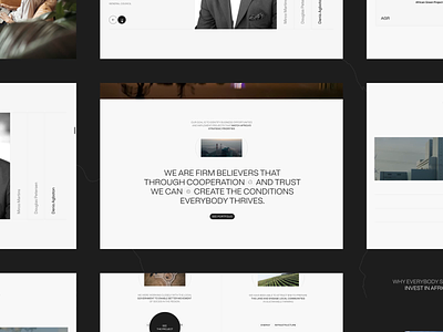 MAVAH | Investment Fund | Web Design animation branding graphic design minimalism ui uiux ux web design website website design