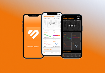 Huawei Health App - Homepage Redesign app app design design health app ui ux