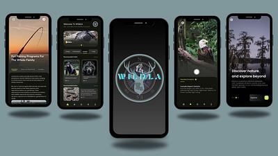 UXUI App Design- WildLA app branding design graphic design illustration logo typography ui ux