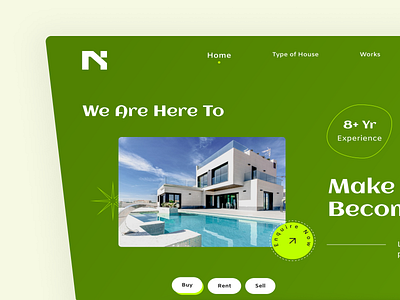 Real Estate Website figma herosection home landingpage realestate ui uidesign uix webdesign website