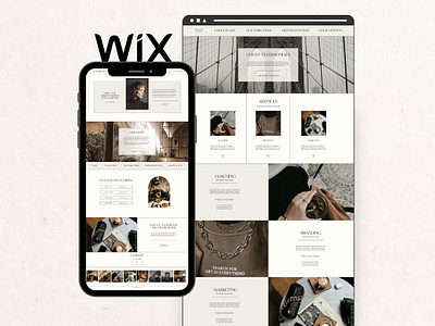 Wix Website Template Small Business modern website small business website for coach website for creatives website for entrepreneur wix template wix website