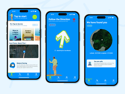 Castaway Survivor: The Ultimate Castaway Mobile App app castaway design help map maps mobile navigation tips ui ux