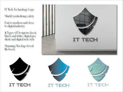 IT Web Technology Logo Branding abstract desighn abstract logo branding design digital industry graphic design it logo logo branding minimalist technology web