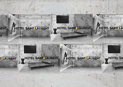 YSL Hotel Design Concept branding graphic design interior design