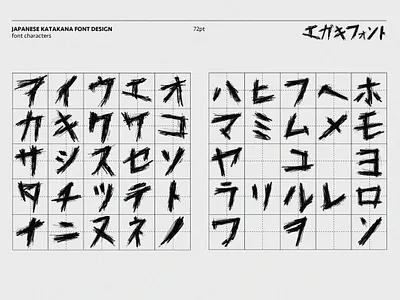 EGAKI Typeface Design graphic design typography