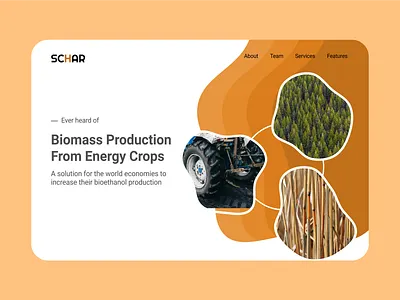 SCHAR - A smart solution to bioenergy crops 3d animation branding graphic design logo motion graphics ui