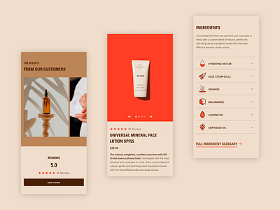 Cay Skin PDP branding creative direction ecommerce pdp shopify plus skincare uxui
