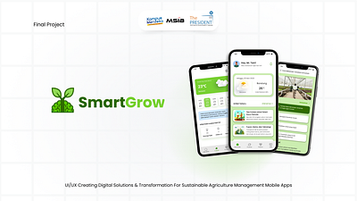 SmartGrow branding graphic design logo ui uiux ux