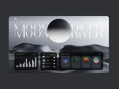 Meditation site blender meditation site ui ux web