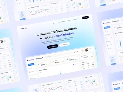Saas Website UI UX Design 3d animation branding finance motion graphics saas saas dashboard website saas landing saas landing page saas web design saas website ui design ux design web design