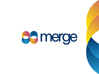 merge Logo Design abstract ai app brand identity branding code creative graphic design language logo logo design merge modern shape software startup tech type visual web