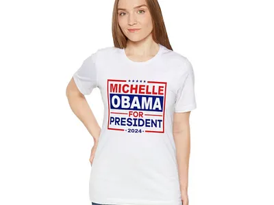 Michelle Obama For President Shirt, Hoodie, Sweatshirt and Yard animation branding design graphic design illustration logo michelle obama for president michelle obama president vector