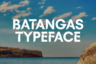 Batangas Typeface Display Font display font sans serif typeface display font