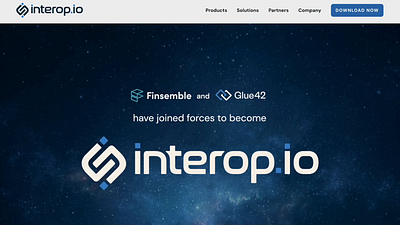interop.io Website branding web design
