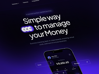 Spectra • Digital Banking Landing Page bank bank landing bank landing page banking banking landing page design page digital bank figma landing page ui uı design