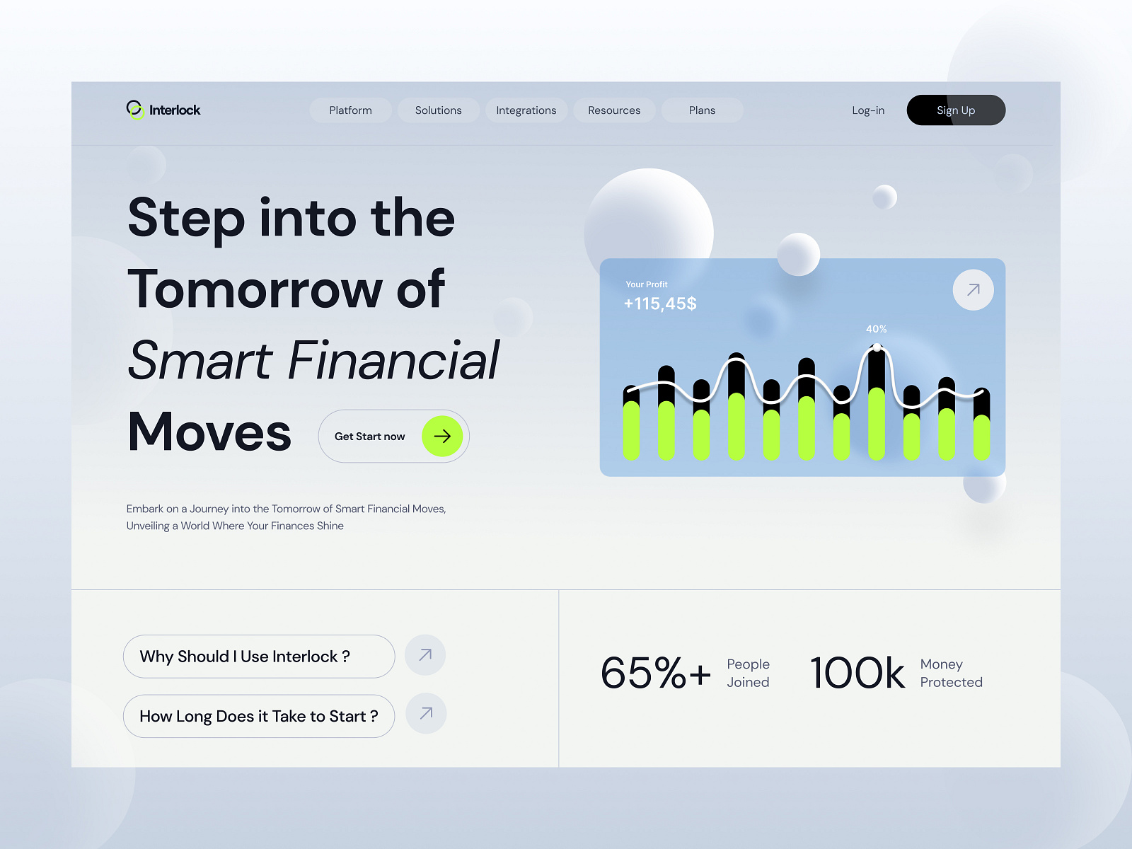 Fintech Web Design UI UX by Mostafizur Rahaman on Dribbble