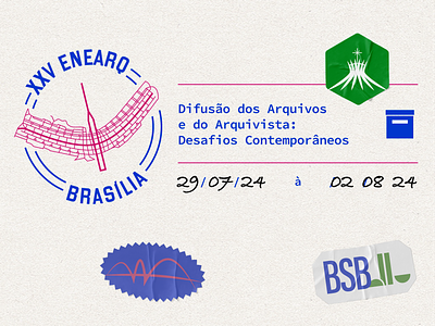 XXV ENEArq Brasília branding graphic design logo
