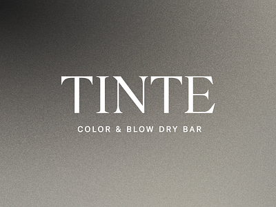 Tinte — Part 1 art direction branding design gradient graphic design layout logo typography