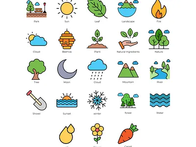 Custom Icon Set brand design branding graphic design logo design