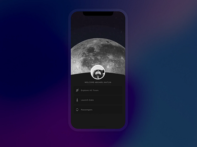 SPACED Design Challenge (Part 2 of 4) animation app booking booking app calendar design figma mars moon outer space planets principle product design sketch space spaced tickets transportation ui ux