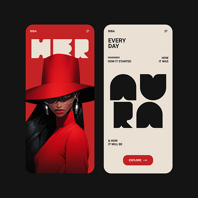 Fashion Web App design graphic design logo mobile app ui